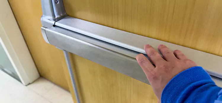 Installing a Push Bar on a Door Chico
